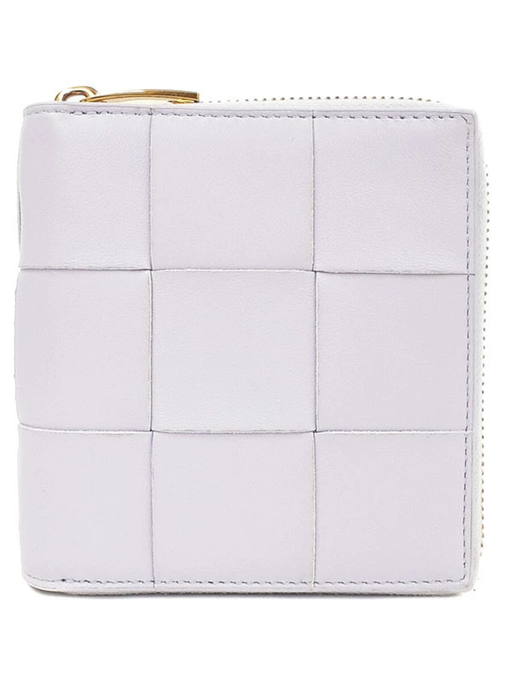 Bottega Veneta Cassette Bi fold Zip Wallet Round Zipper Short